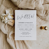 Moderne minimalistische Wij doen nog steeds Geloft Kaart