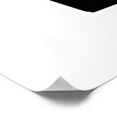 Moderne minimalistische wijnfles en DRINK Typograf Poster (Hoek)