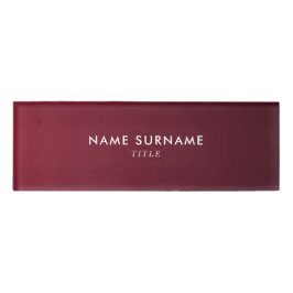 Moderne minimalistische wijnsteengradiënt Luxe afb Naambadge