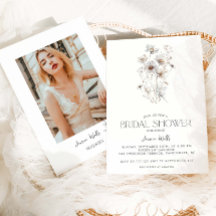 Moderne minimalistische Wildflower Boeket Vrijgeze