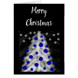 Moderne minimalistische witte kerstboom op maat