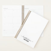 Moderne minimalistische witte planner (Display)