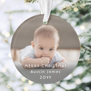 Moderne Minimalistische Witte Typografie Overlay 2 Ornament