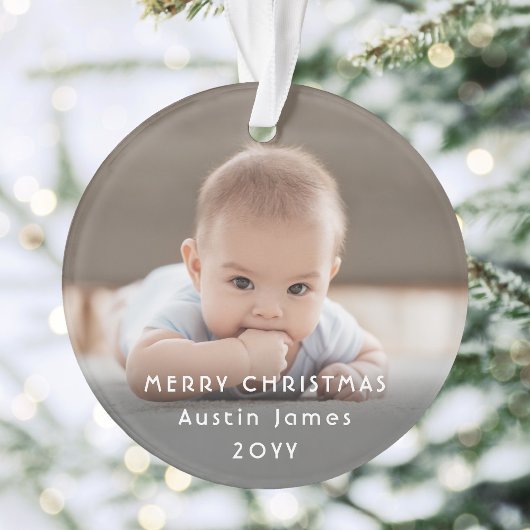 Moderne Minimalistische Witte Typografie Overlay 2 Ornament