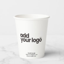Moderne Minimalistische Witte Voeg uw Logo toe