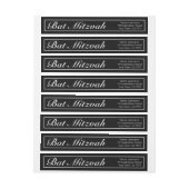 Moderne minimalistische witte zwarte vleermuis mit (Vel)