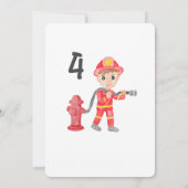 Moderne minimalistische Woodland Fox Baby shower Kaart (Achterkant)