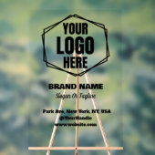 Moderne minimalistische zakelijke merkesthetiek Lo Acryl Bord (Neutraal)