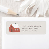 Moderne minimalistische zakelijke vakantie in onro etiket (Insitu)