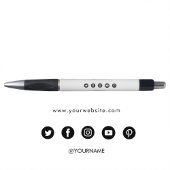Moderne minimalistische zakelijke website Social M Pen