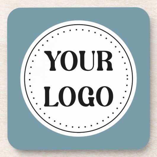 Moderne Minimalistische Zakelijke Zwart Bier Onderzetter (Voorkant)