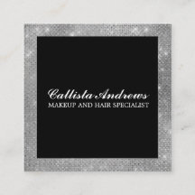 Moderne Minimalistische Zilveren Glitter Eenvoudig