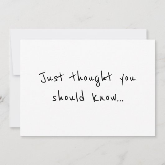 Moderne minimalistische zwangerschapsuitkondigings aankondiging (Voorkant)