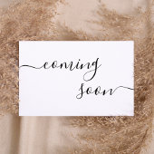 Moderne minimalistische zwangerschapsuitkondigings aankondiging