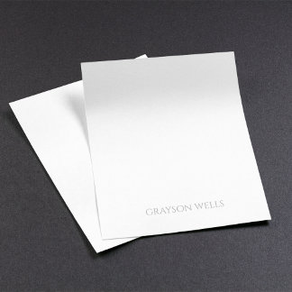 Moderne minimalistische zwart-grijs professional notitieblok