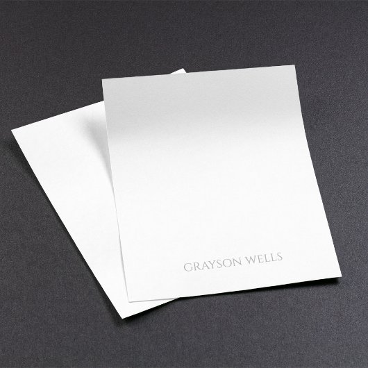 Moderne minimalistische zwart-grijs professional notitieblok