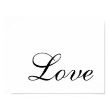 Moderne minimalistische zwart-wit elegante liefde