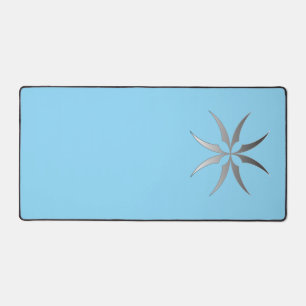 Moderne Minimalistische Zwart & Wit Tech Bureaumat