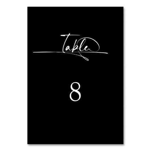 Moderne minimalistische zwarte bruiloft kaart (Achterkant)