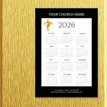 Moderne Minimalistische Zwarte Gouden 2026 Agenda