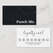 Moderne, minimalistische zwarte-kleurenkaart visitekaartje (Voorkant / Achterkant)