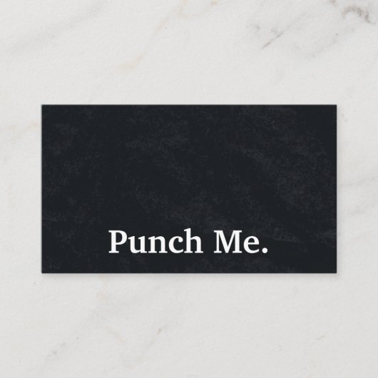 Moderne, minimalistische zwarte-kleurenkaart visitekaartje (Voorkant)