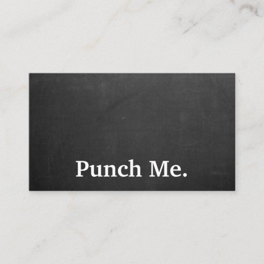 Moderne, minimalistische zwarte-kleurenkaart visitekaartje (Voorkant)