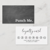 Moderne, minimalistische zwarte-kleurenkaart visitekaartje (Voorkant / Achterkant)