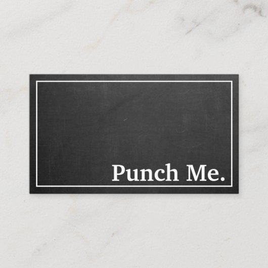 Moderne, minimalistische zwarte-kleurenkaart visitekaartje (Voorkant)