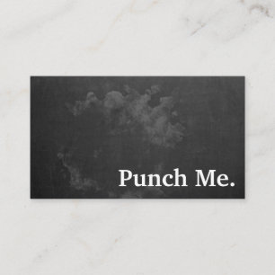 Moderne, minimalistische zwarte-kleurenkaart visitekaartje