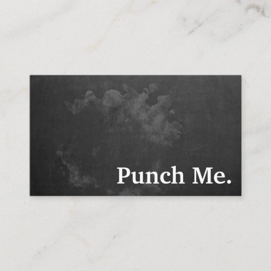 Moderne, minimalistische zwarte-kleurenkaart visitekaartje (Voorkant)