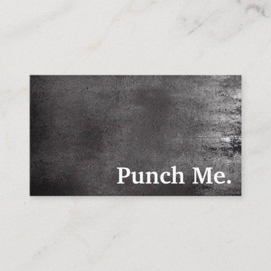 Moderne, minimalistische zwarte-kleurenkaart visitekaartje (Voorkant)