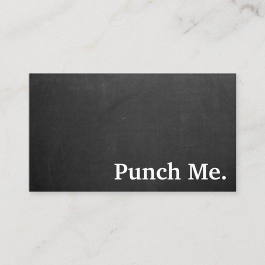 Moderne, minimalistische zwarte-kleurenkaart visitekaartje (Voorkant)