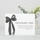 Moderne minimalistische zwarte roze boeg behuizing kaart (Staand voorkant)