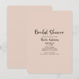 Moderne Minimalistische Zwarte Typografie ELKE KLE Kaart