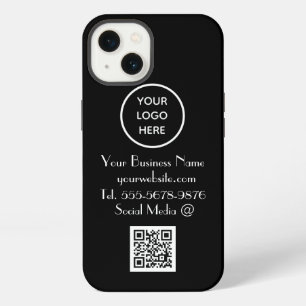 Moderne Minimalistische Zwarte Witte Aangepaste lo iPhone 13 Hoesje