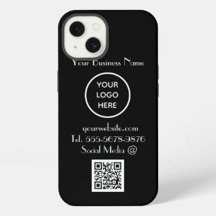 Moderne Minimalistische Zwarte Witte Aangepaste lo iPhone 13 Hoesje
