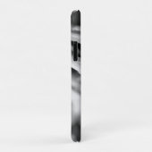 Moderne Minimalistische Zwarte & Witte Bloem met u Case-Mate iPhone Case (Achterkant/rechts)