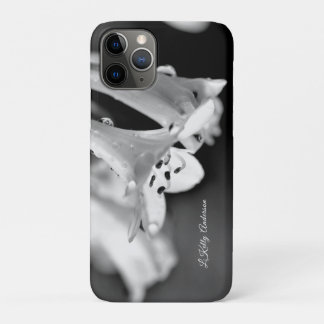 Moderne Minimalistische Zwarte & Witte Bloem met u Case-Mate iPhone Case