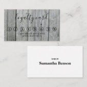 Moderne minimalistische zwarte & witte logo-kaart visitekaartje (Voorkant / Achterkant)