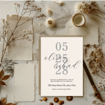 Moderne Minimalistische Zwarte Witte Script Trouwd