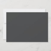 Moderne Minimalistische Zwevende Gradiënt | Koolzw Kaart (Achterkant)