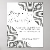 Moderne minimumeisen voor het waarschuwen van wedu poster (Voorkant)