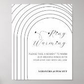 Moderne minimumeisen voor het waarschuwen van wedu poster (Voorkant)