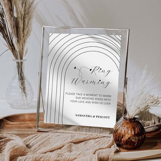 Moderne minimumeisen voor het waarschuwen van wedu poster