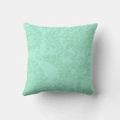 Moderne Mint Damask bruiloft Kussen (Achterkant)