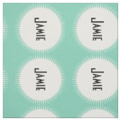 Moderne Mint gepersonaliseerde stof (Swatch)
