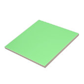 Moderne Mint Green Plain Effen Kleur Tegeltje (Zijkant)