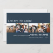 Moderne, minuscule, grappige kerstfeestdagen aankondiging (Voorkant)