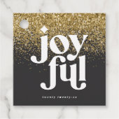 moderne , minuscule kerstmis bedankjes labels (Voorkant)